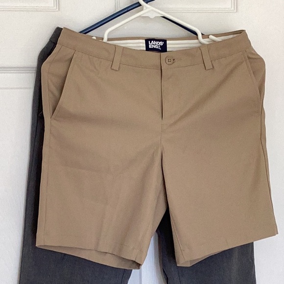 BUNDLE Lands end uniform pants and shorts. - Picture 3 of 7